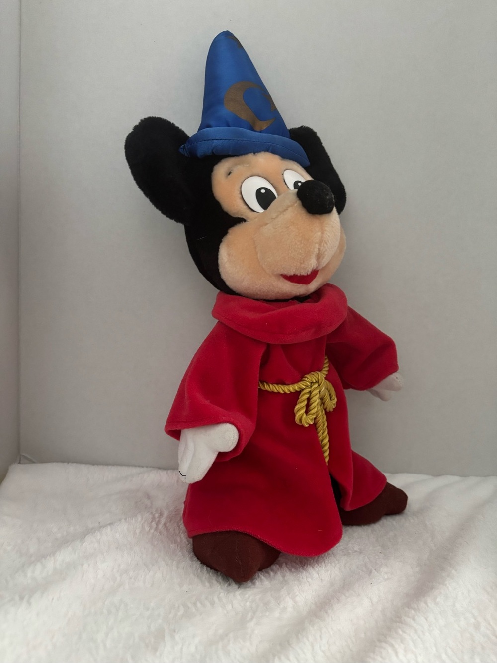 Disney Sorcerer Mickey Plush - Red Robe & Blue Hat